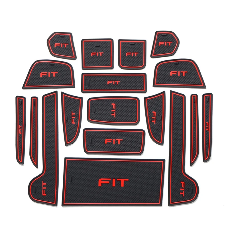 18 pcs Car rubber anti-slip mat coaster Door Slot Mat Set For Honda Fit 2021 2022 accessories
18 pcs Car rubber anti-slip mat coaster Door Slot Mat Set For Honda Fit 2021 2022 accessories