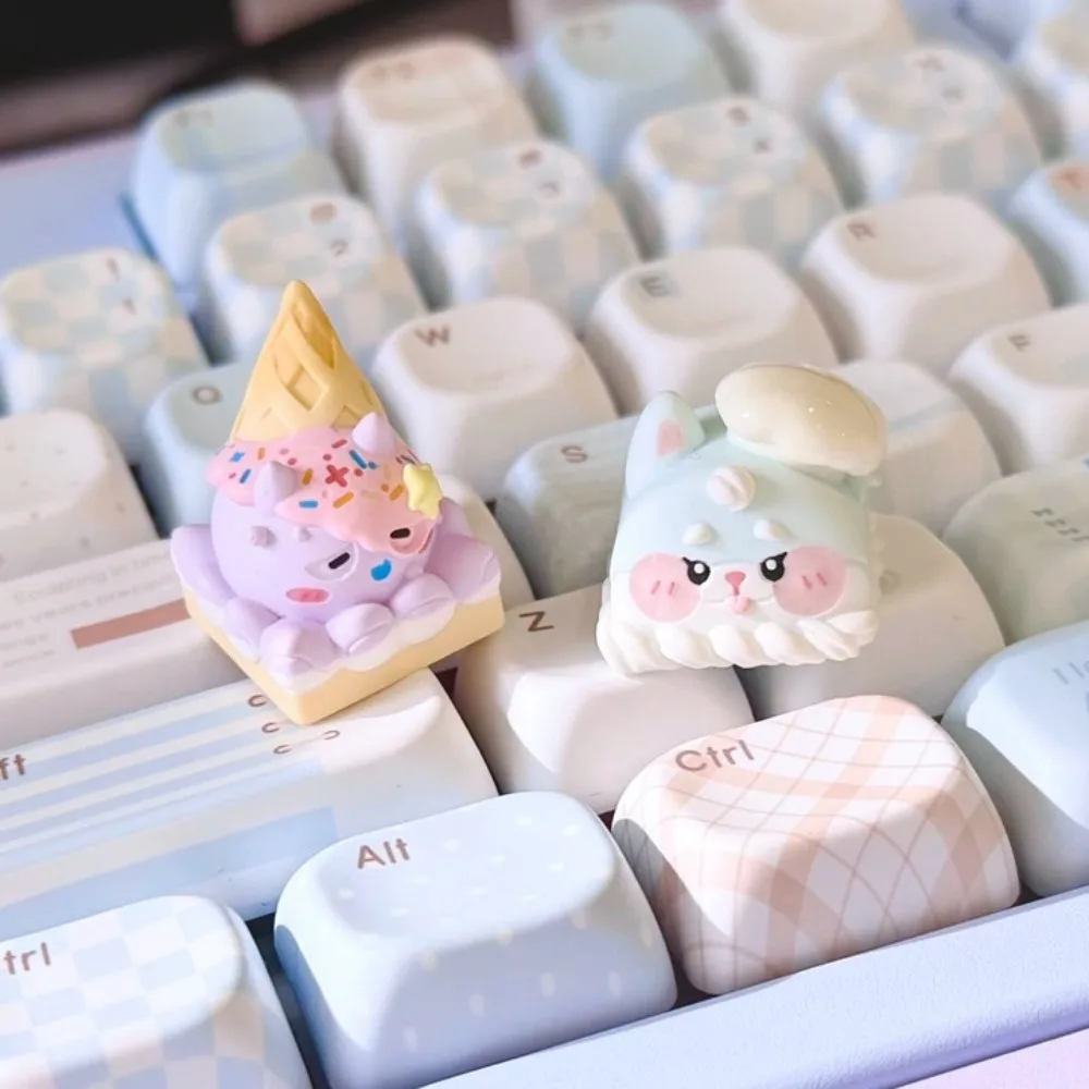 1pcs Personality Ice Cream Cone Series Resin Keycap Kawaii Custom Anime Keycap for Cross Axis Mechanical Keyboard Decoration
1pcs Personality Ice Cream Cone Series Resin Keycap Kawaii Custom Anime Keycap for Cross Axis Mechanical Keyboard Decoration