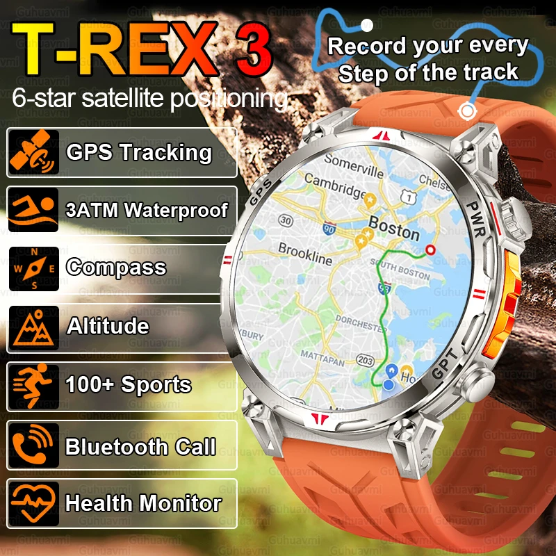 2025New Outdoor Dual-band GPS Smartwatch For Men Military Grade 3ATM Waterproof Compass Health Trackr Bluetooth Call Smart Watch
2025New Outdoor Dual-band GPS Smartwatch For Men Military Grade 3ATM Waterproof Compass Health Trackr Bluetooth Call Smart Watch