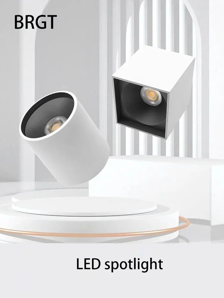 LED Spotlights Surface Mounted COB Spot Light Round Square Ceiling Lamp Aluminum Anti Glare White Color 110V 220V Foco Lighting
LED Spotlights Surface Mounted COB Spot Light Round Square Ceiling Lamp Aluminum Anti Glare White Color 110V 220V Foco Lighting