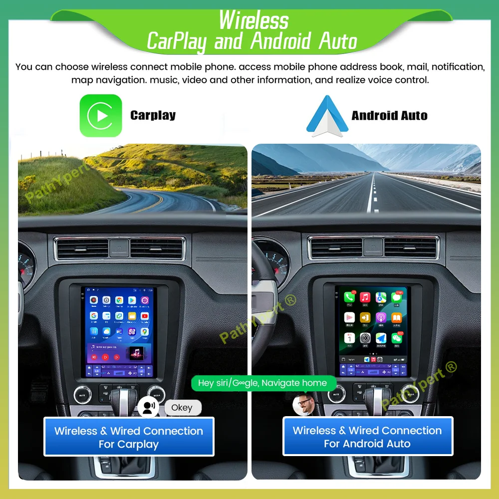 Android 15 Tesla Touch Screen For Ford Mustang 2010-2014 Car Radio GPS Stereo Multimedia Player 4G+WiFi 8 Core Carplay Head Unit
Android 15 Tesla Touch Screen For Ford Mustang 2010-2014 Car Radio GPS Stereo Multimedia Player 4G+WiFi 8 Core Carplay Head Unit