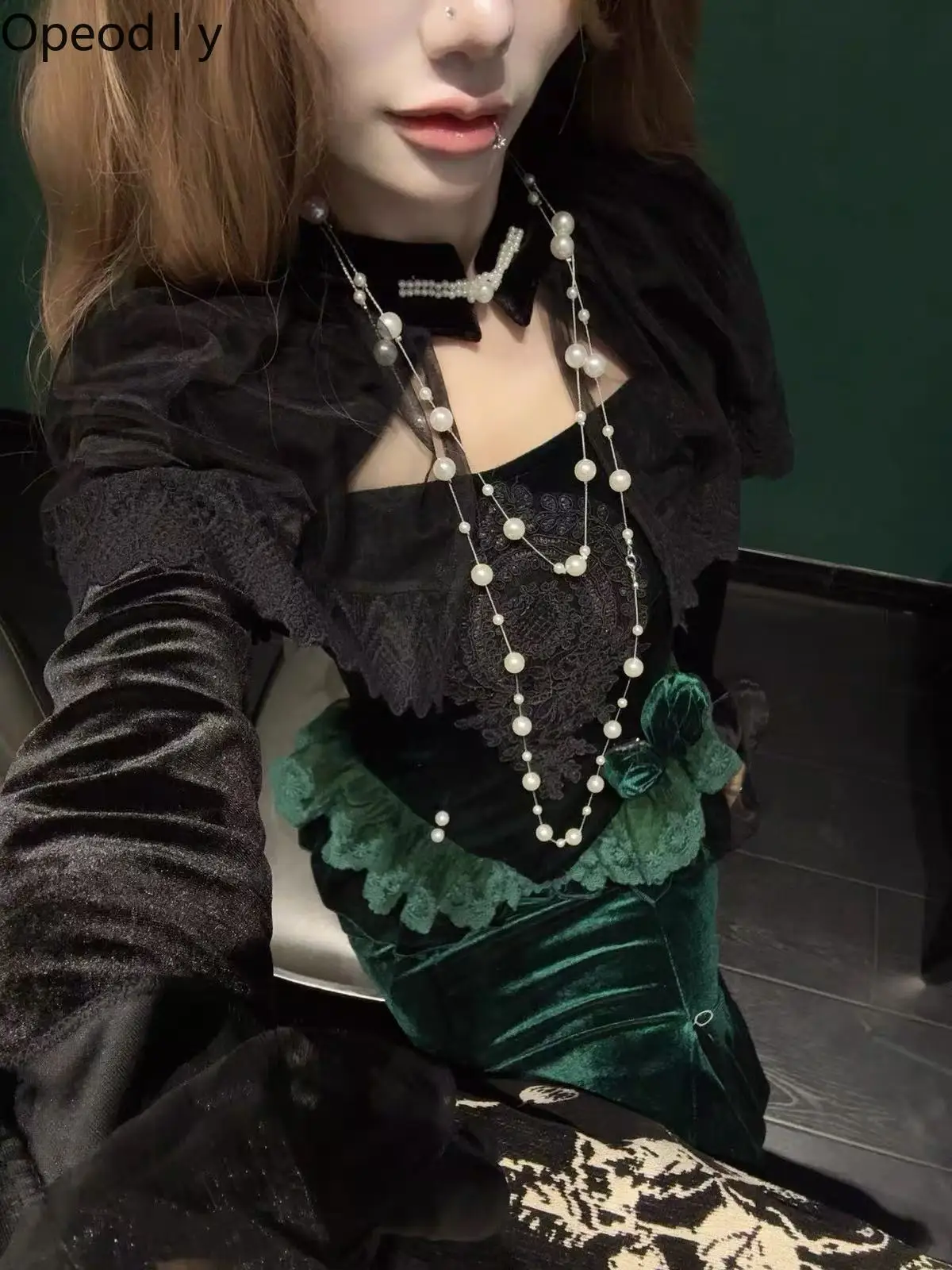 Green Fishtail Dress Elegant High-end Birthday Evening Dress Spring Autumn New Fashion Cos Gothic Lolita Slim Women's Long Dress
Green Fishtail Dress Elegant High-end Birthday Evening Dress Spring Autumn New Fashion Cos Gothic Lolita Slim Women's Long Dress