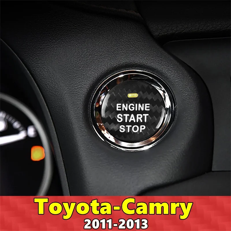 Наклейка из углеродного волокна для кнопки старта и остановки двигателя для Toyota Camry 2011 2012 2013
Наклейка из углеродного волокна для кнопки старта и остановки двигателя для Toyota Camry 2011 2012 2013