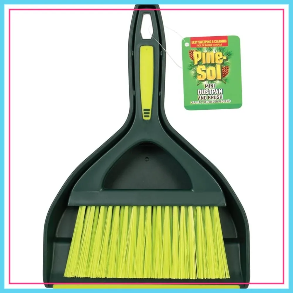 Compact Dustpan & Brush Set | Snap-On Design | Portable Hand Broom for Quick Cleanup, Green
Compact Dustpan & Brush Set | Snap-On Design | Portable Hand Broom for Quick Cleanup, Green