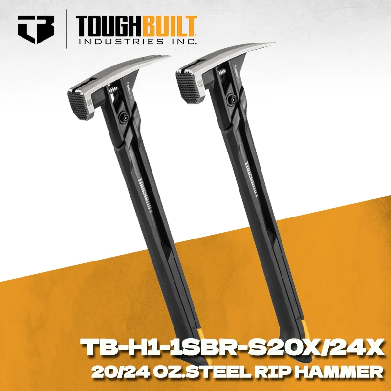TOUGHBUILT TB-H1-1SBR-S20X TB-H1-1SBR-S24X 20/24 OZ ShockStop Steel Rip Hammer Milled Face Hand Tools Toughbuilt Hammer
TOUGHBUILT TB-H1-1SBR-S20X TB-H1-1SBR-S24X 20/24 OZ ShockStop Steel Rip Hammer Milled Face Hand Tools Toughbuilt Hammer