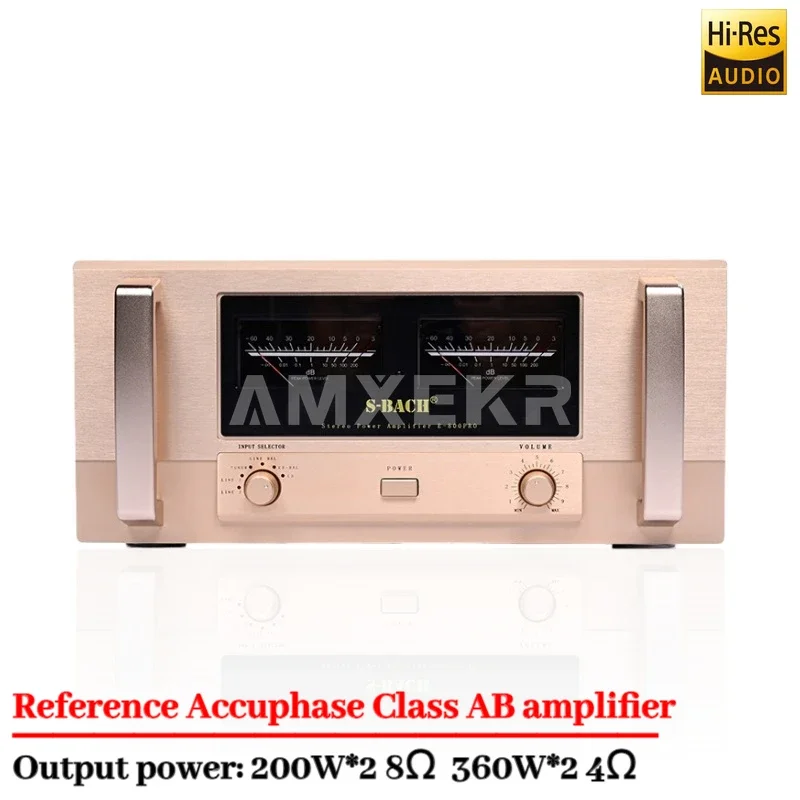 Reference Accuphase E-800Pro Полностью балансный усилитель мощности класса AB Интегрированный усилитель мощности Hi-Fi, дистанционное управление/измеритель VU
Reference Accuphase E-800Pro Полностью балансный усилитель мощности класса AB Интегрированный усилитель мощности Hi-Fi, дистанционное управление/измеритель VU