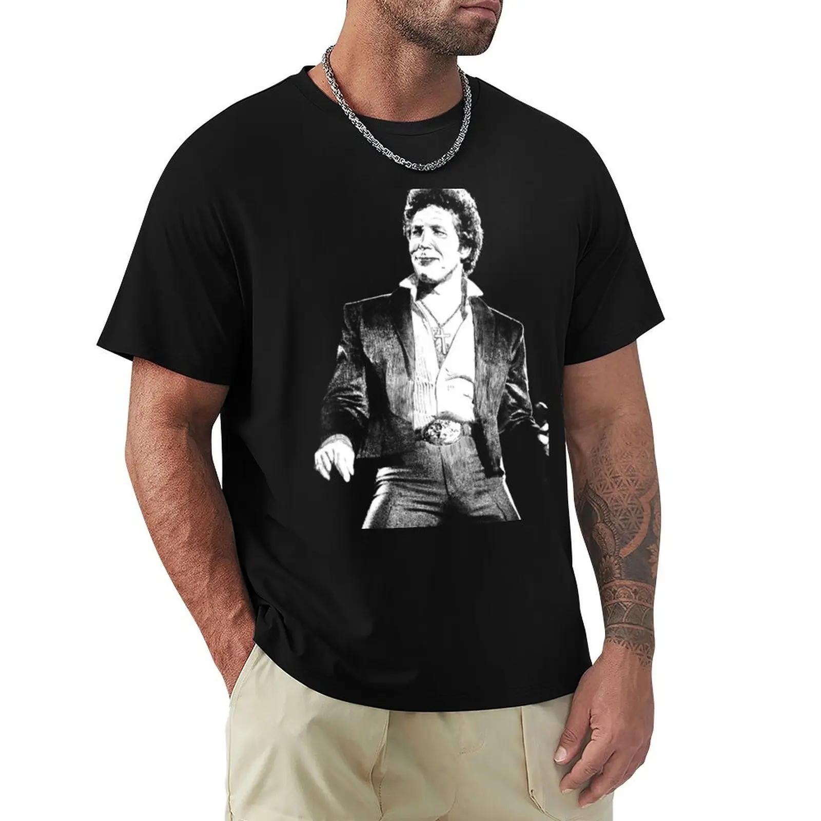 Tom Jones T-shirt quick-drying cute tops heavyweights mens graphic t-shirts hip hop
Tom Jones T-shirt quick-drying cute tops heavyweights mens graphic t-shirts hip hop