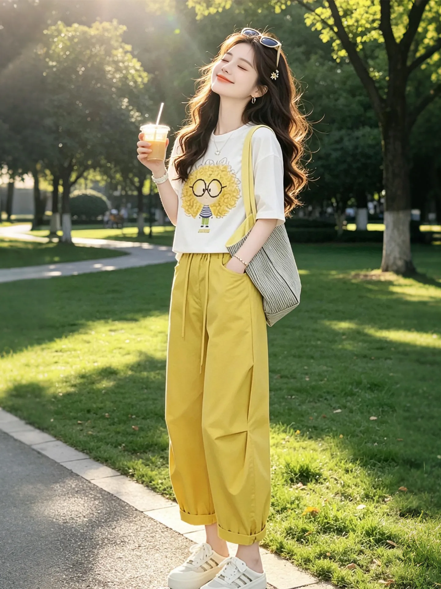 High Waist Wide Leg Pants Set Summer New Style Unique Design Splice Top Matching High Waist Wide Leg Pants Breathable Comfort...
High Waist Wide Leg Pants Set Summer New Style Unique Design Splice Top Matching High Waist Wide Leg Pants Breathable Comfort...