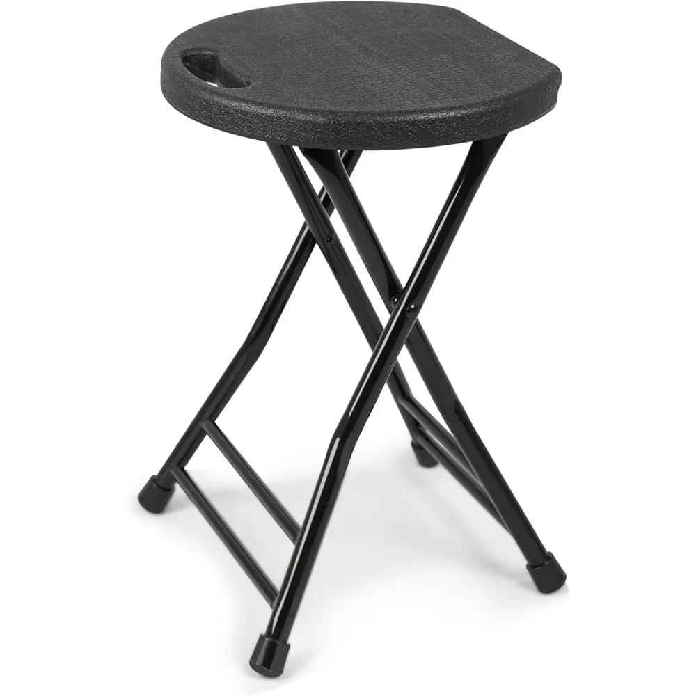 Portable Folding Stool with Handle and Non-Slip Feet for Indoor and Outdoor Use
Portable Folding Stool with Handle and Non-Slip Feet for Indoor and Outdoor Use