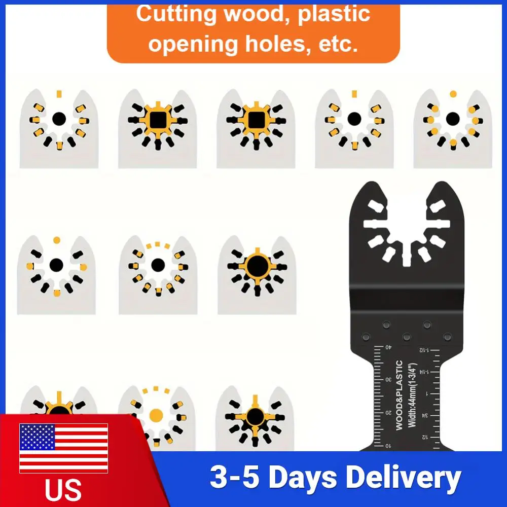 50 PCS Oscillating Saw Blades for Metal Wood Plastic Multitool Blades Oscillating Tool Blade for Bosch Dremel Fein Worx
50 PCS Oscillating Saw Blades for Metal Wood Plastic Multitool Blades Oscillating Tool Blade for Bosch Dremel Fein Worx