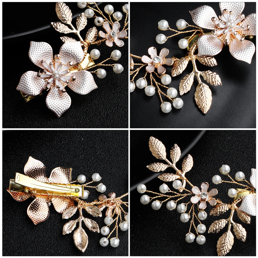 1pc Pearl Hair Clip Lightweight Alloy Women Hairpins Wedding Party Bobby Pins Flower Design Decorative Accessories
1pc Pearl Hair Clip Lightweight Alloy Women Hairpins Wedding Party Bobby Pins Flower Design Decorative Accessories