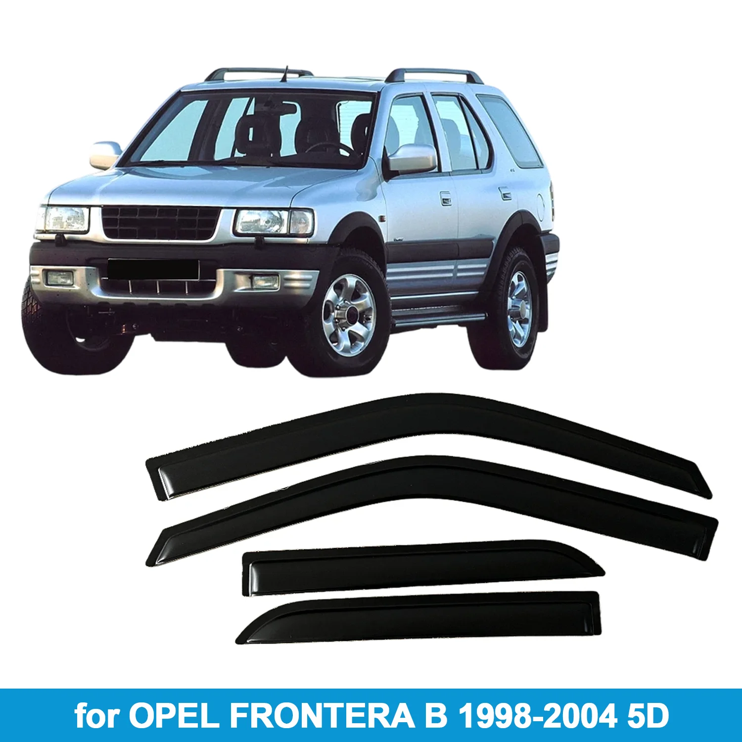 Оконный козырек для OPEL FRONTERA B 1998-2004 5D защита от дождя, боковой дефлектор, защита от атмосферных воздействий, лента для наружного крепления
Оконный козырек для OPEL FRONTERA B 1998-2004 5D защита от дождя, боковой дефлектор, защита от атмосферных воздействий, лента для наружного крепления