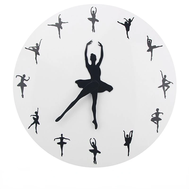 Fashion Ballet New Clock Wall Clock Living Room Personalized Creativity Silent Bedroom Wall Watch Home Decoration Clock
Fashion Ballet New Clock Wall Clock Living Room Personalized Creativity Silent Bedroom Wall Watch Home Decoration Clock