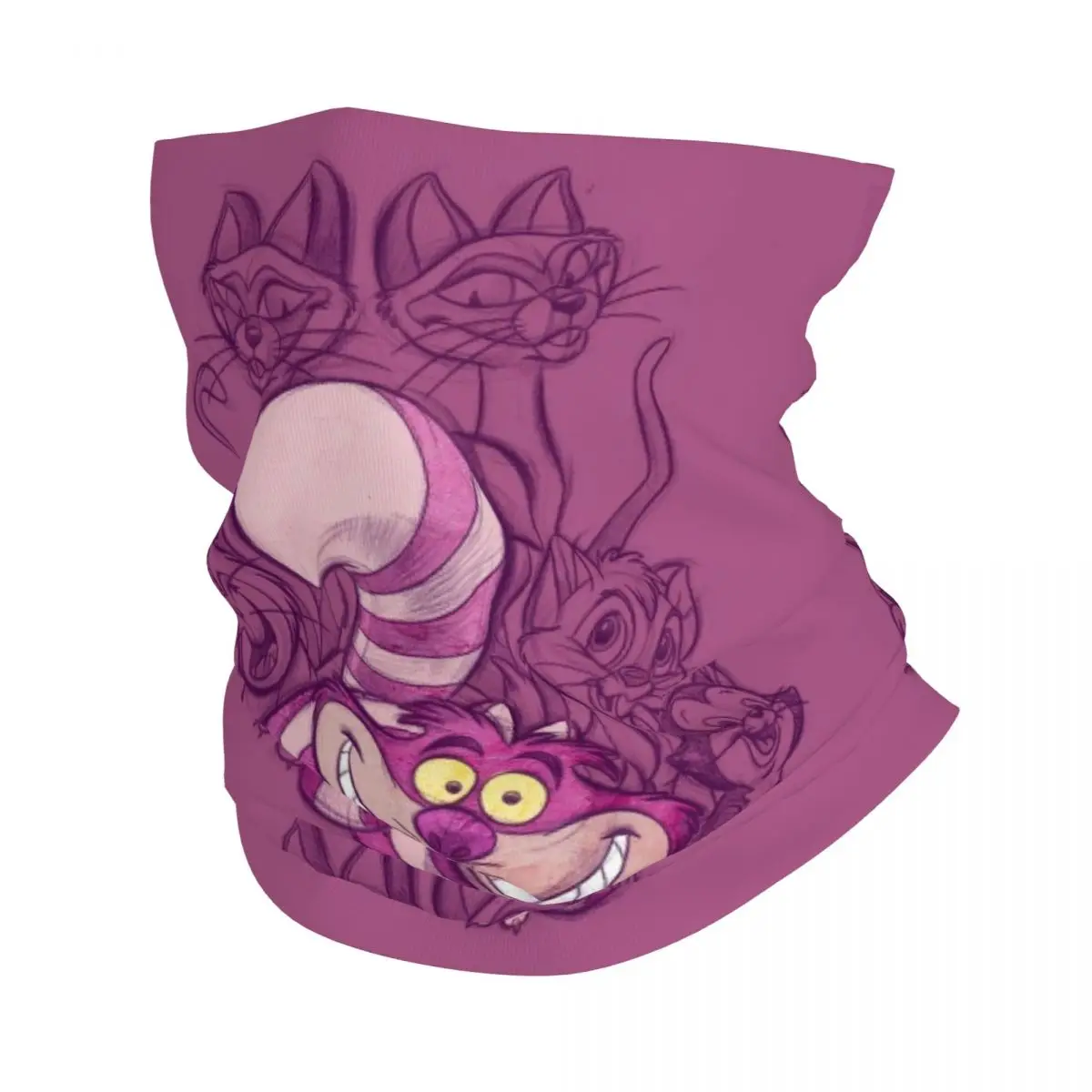 Custom Alice In Wonderland Cheshire Cat Bandana Neck Gaiter for Ski Camping Women Men Wrap Scarf Cartoon Anime Headband Warmer
Custom Alice In Wonderland Cheshire Cat Bandana Neck Gaiter for Ski Camping Women Men Wrap Scarf Cartoon Anime Headband Warmer