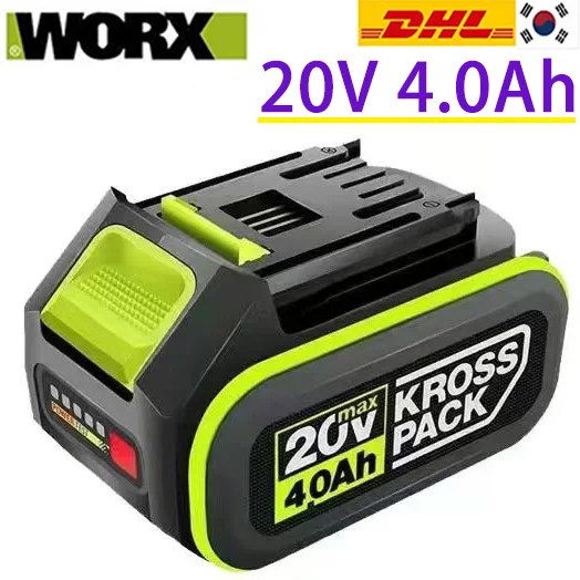 100% Original for WORX 20V 4.0Ah Power Tool Battery Large Foot Model, Sanding Machine, Trimming Machine, Cutting Machine
100% Original for WORX 20V 4.0Ah Power Tool Battery Large Foot Model, Sanding Machine, Trimming Machine, Cutting Machine