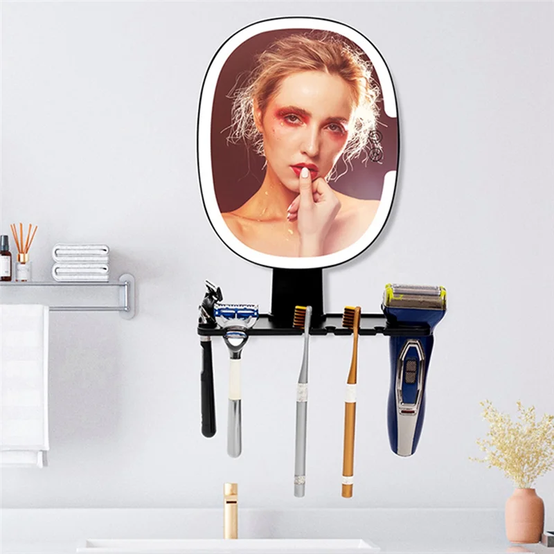 ABUG-Зеркало для душа Forshaving с подносом для хранения, держатели Настенное зеркало для ванной комнаты с подсветкой
ABUG-Зеркало для душа Forshaving с подносом для хранения, держатели Настенное зеркало для ванной комнаты с подсветкой