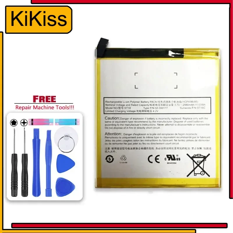 Battery 58-000177 GB-S10-308594-060L For Amazon Fire 7 7th Gen 2017 ST18 ST18C 2980mAh Laptop Batteries
Battery 58-000177 GB-S10-308594-060L For Amazon Fire 7 7th Gen 2017 ST18 ST18C 2980mAh Laptop Batteries