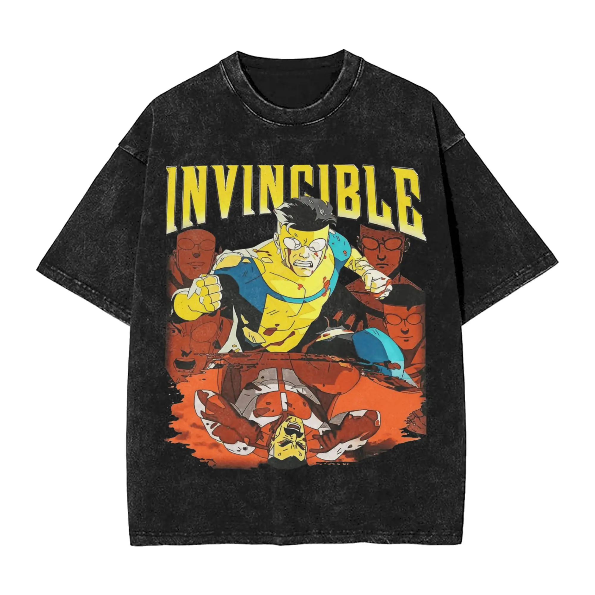 Ретро футболки Invincible Mark для мужчин, винтажные футболки из чистого хлопка с круглым воротником, футболка с короткими рукавами, одежда, новое поступление
Ретро футболки Invincible Mark для мужчин, винтажные футболки из чистого хлопка с круглым воротником, футболка с короткими рукавами, одежда, новое поступление