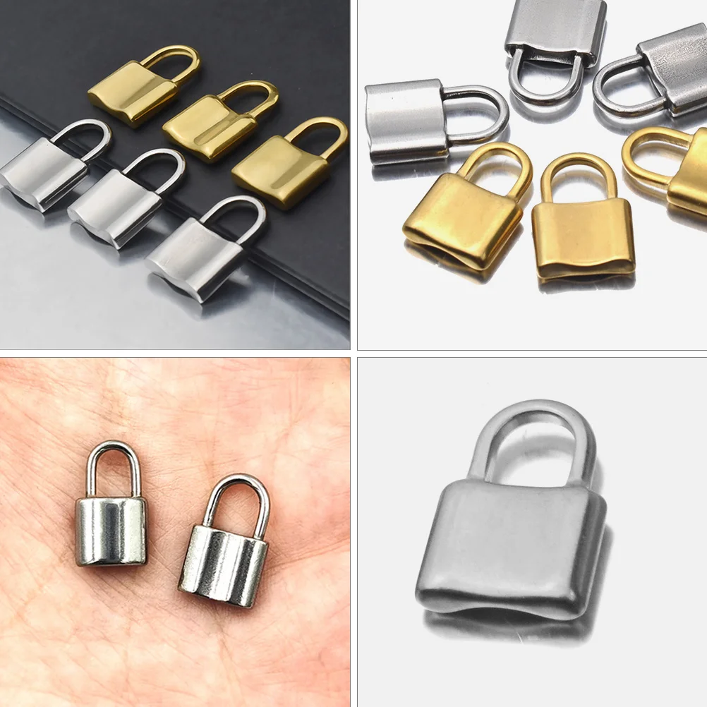 10Pcs Lock Pendant DIY Jewelry Charms Lightweight Small Size for Necklace Bracelets Earrings Jewelry Pendants Necklace Pendants
10Pcs Lock Pendant DIY Jewelry Charms Lightweight Small Size for Necklace Bracelets Earrings Jewelry Pendants Necklace Pendants