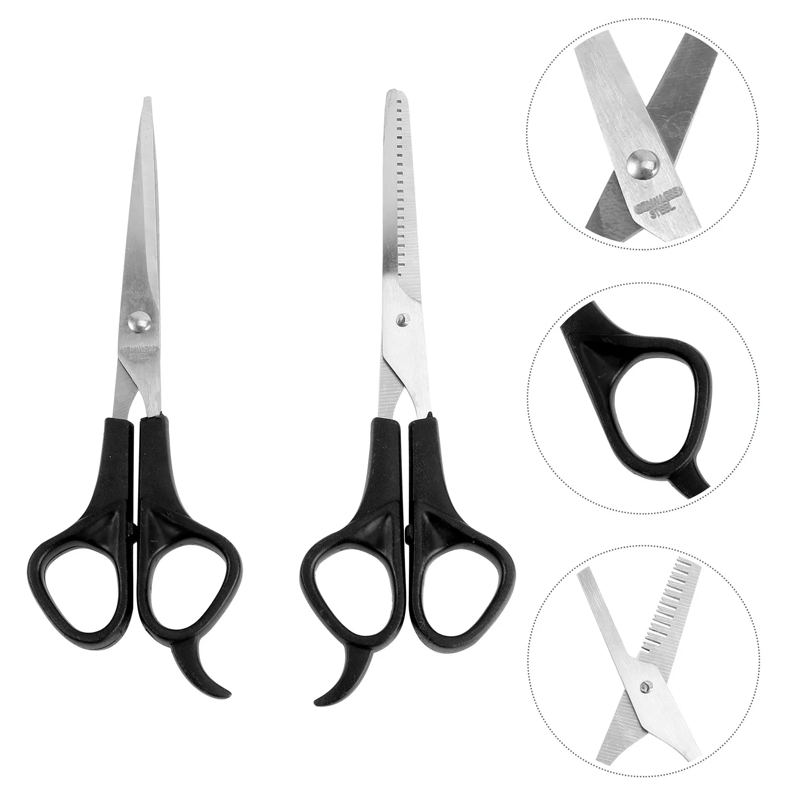 6Pcs Professional Barber Shears Set Stainless Steel Hairdressing Scissors for Home Grooming Anti-Corrosion Hair
6Pcs Professional Barber Shears Set Stainless Steel Hairdressing Scissors for Home Grooming Anti-Corrosion Hair