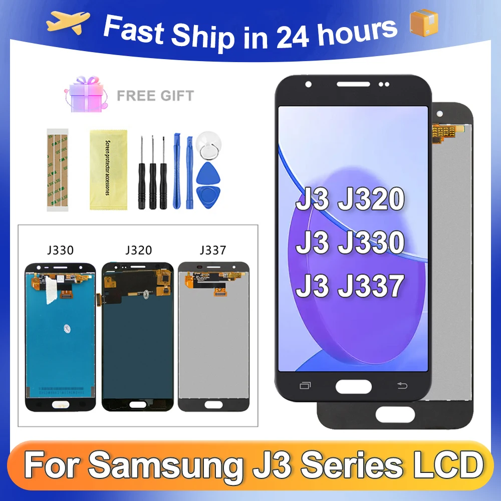 J3 2016 2017 2018 5,0 ''для Samsung для J320 J330 J337, ЖК-дисплей, сменный преобразователь сенсорного экрана в сборе
J3 2016 2017 2018 5,0 ''для Samsung для J320 J330 J337, ЖК-дисплей, сменный преобразователь сенсорного экрана в сборе