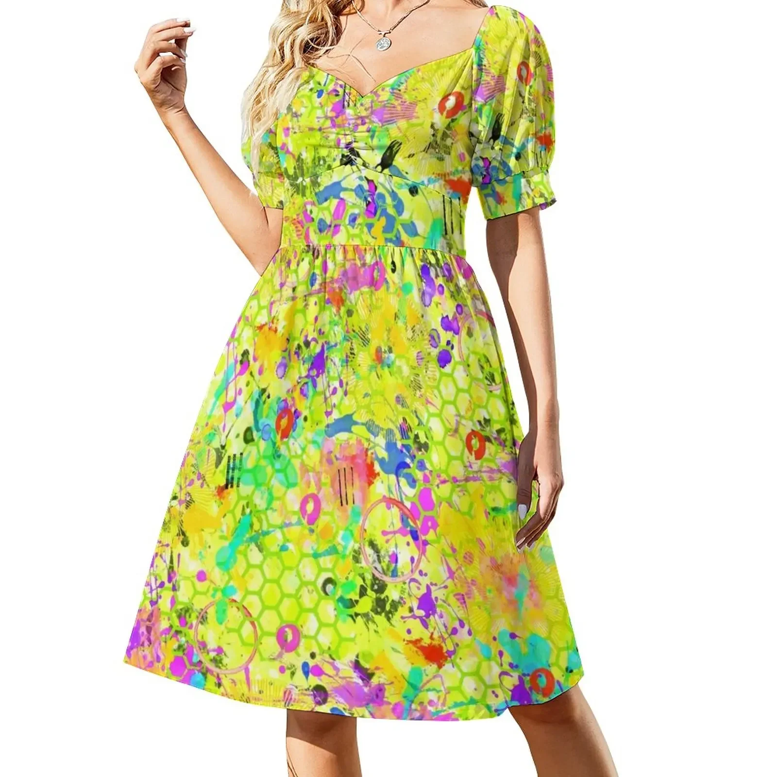 Graffiti Summer Short-Sleeved Dress birthday dress for women luxury 2025 Women's dress
Graffiti Summer Short-Sleeved Dress birthday dress for women luxury 2025 Women's dress