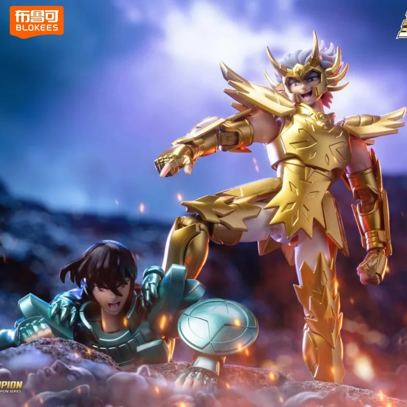 IN STOCK Original Blokees Saint Seiya Shiryu Action Figure Shura Toy Death Mask Assembly Model Kit Champion Class Doll Gift
IN STOCK Original Blokees Saint Seiya Shiryu Action Figure Shura Toy Death Mask Assembly Model Kit Champion Class Doll Gift