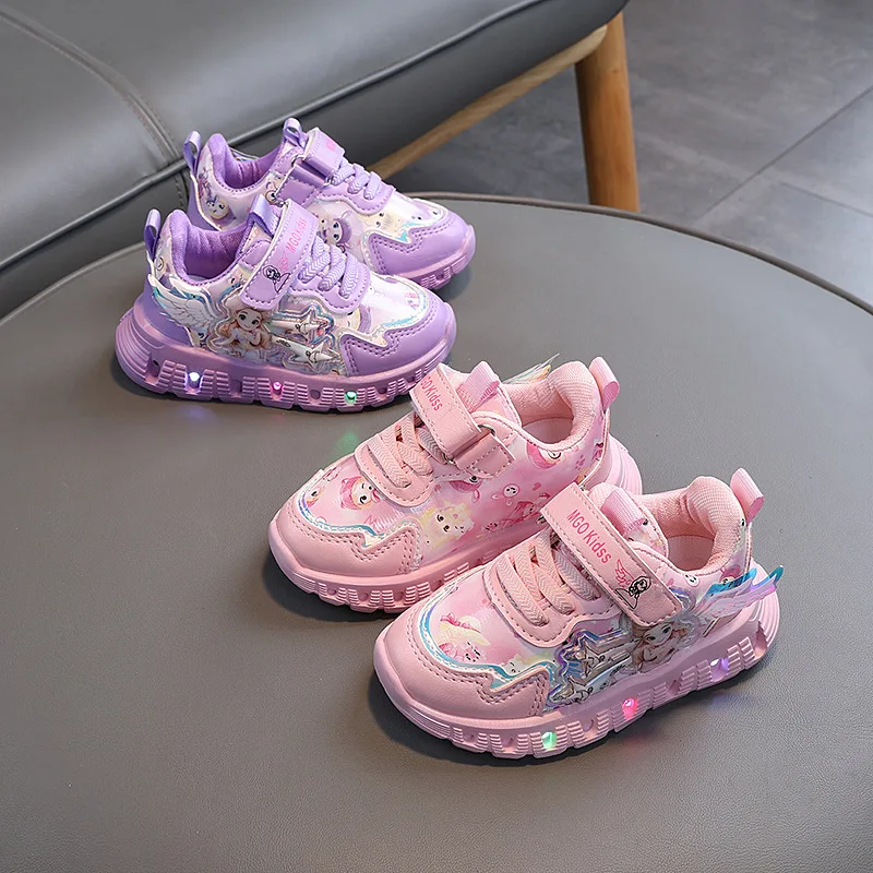 New Disney Girl LED Light Shoes Cartoon Princess Mermaid Print Kid Children Casual Spring Autumn Baby Sport Sneakers Flash Shoes
New Disney Girl LED Light Shoes Cartoon Princess Mermaid Print Kid Children Casual Spring Autumn Baby Sport Sneakers Flash Shoes
