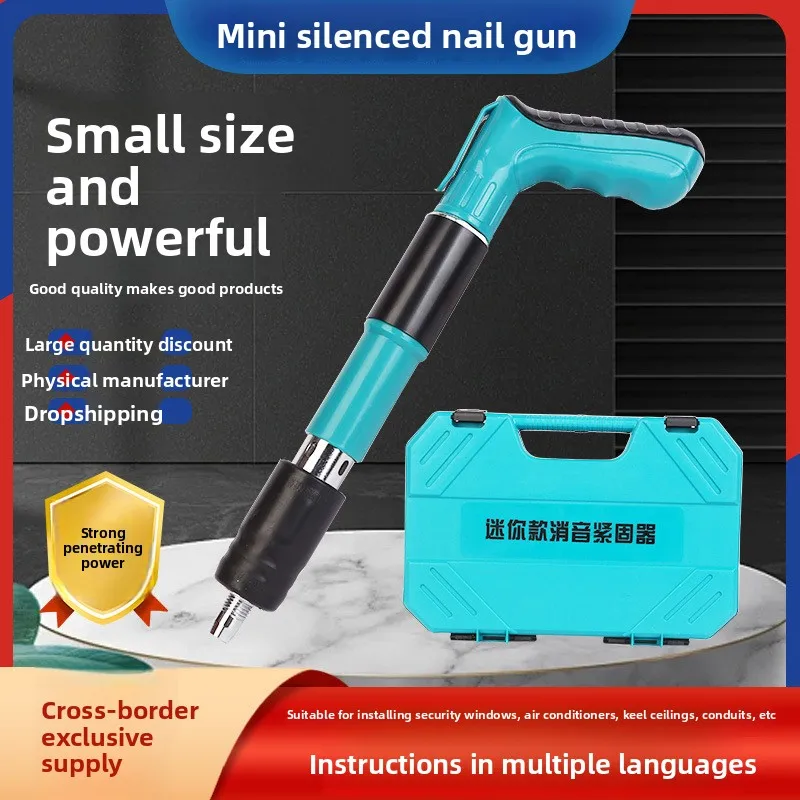 Cross-border mini nail gun, ceiling artifact, air conditioner elevator, cement wall fastener, nail gun, small cannon nail gun
Cross-border mini nail gun, ceiling artifact, air conditioner elevator, cement wall fastener, nail gun, small cannon nail gun