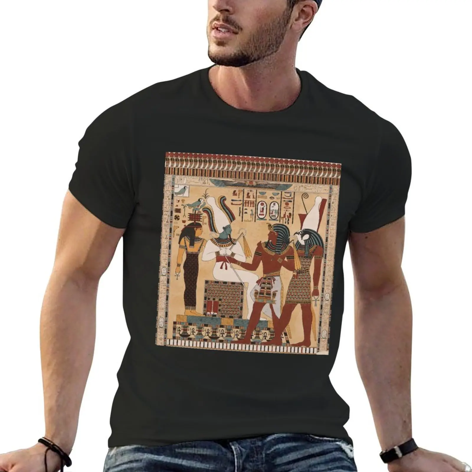 Egyptian gods and pharaohs art T-Shirt anime figures Clothing vintage clothes men clothing
Egyptian gods and pharaohs art T-Shirt anime figures Clothing vintage clothes men clothing