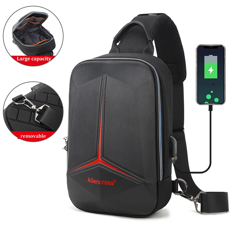 Men Anti-theft lock Chest Bag for USB charging travel Shoulder bag High-quality Sports Cycling s Waterproof Crossbody
Men Anti-theft lock Chest Bag for USB charging travel Shoulder bag High-quality Sports Cycling s Waterproof Crossbody