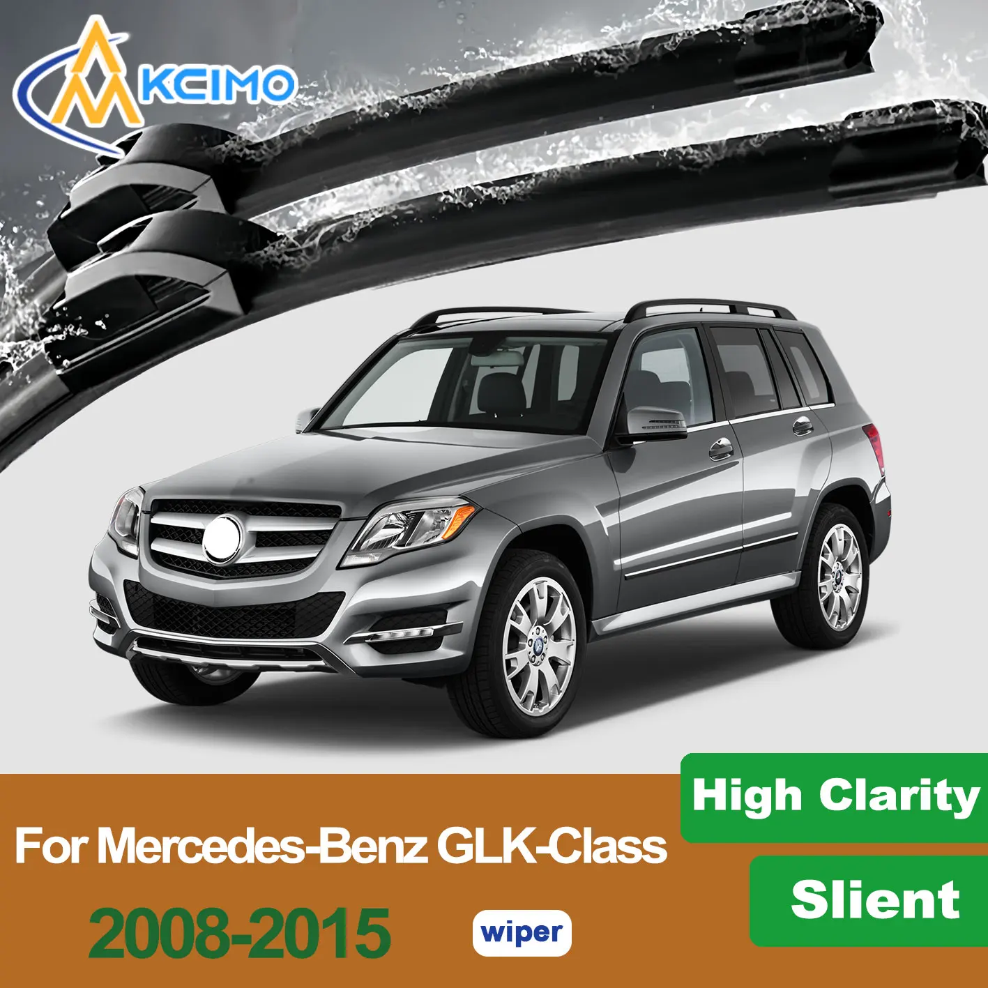 2pcs Quiet Beam Wiper Blades for Mercedes-Benz GLK-Class 2008-2015 Silent Windshield Wipers with Quick Installation
2pcs Quiet Beam Wiper Blades for Mercedes-Benz GLK-Class 2008-2015 Silent Windshield Wipers with Quick Installation