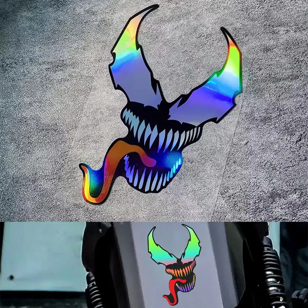 1PC Cool Holographic Symbiote Sticker Pack, Waterproof Vinyl Decals for Car Motorcycle, Sharp Teeth Design
1PC Cool Holographic Symbiote Sticker Pack, Waterproof Vinyl Decals for Car Motorcycle, Sharp Teeth Design