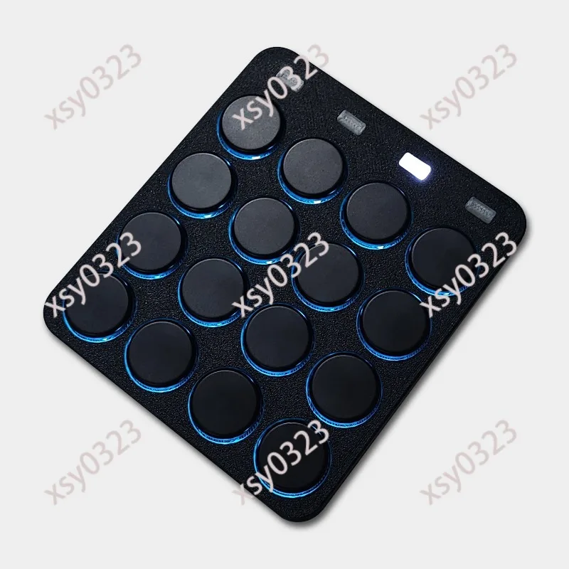 4×4 16 Keys Programmable Keypad, Low Profile Mechanical Switch MIDI Pad Shortcut Controller
4×4 16 Keys Programmable Keypad, Low Profile Mechanical Switch MIDI Pad Shortcut Controller