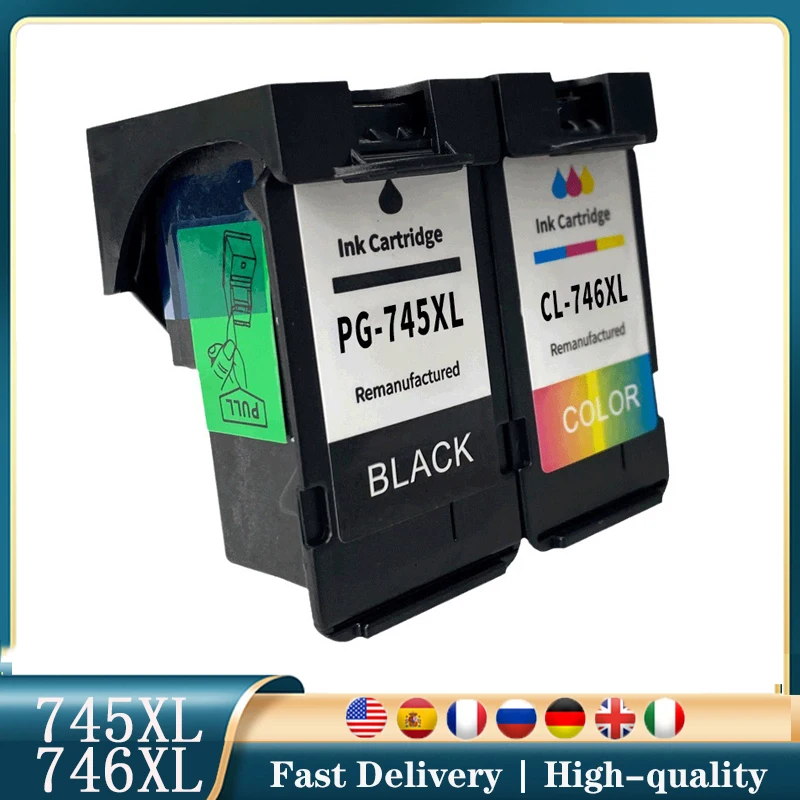745XL 746XL PG745 CL746 for Canon Full Ink Cartridge PG 745 CL 746 XL for Pixma MG2470 MG2570 MG2970 IP2870 IP2872 Printer
745XL 746XL PG745 CL746 for Canon Full Ink Cartridge PG 745 CL 746 XL for Pixma MG2470 MG2570 MG2970 IP2870 IP2872 Printer