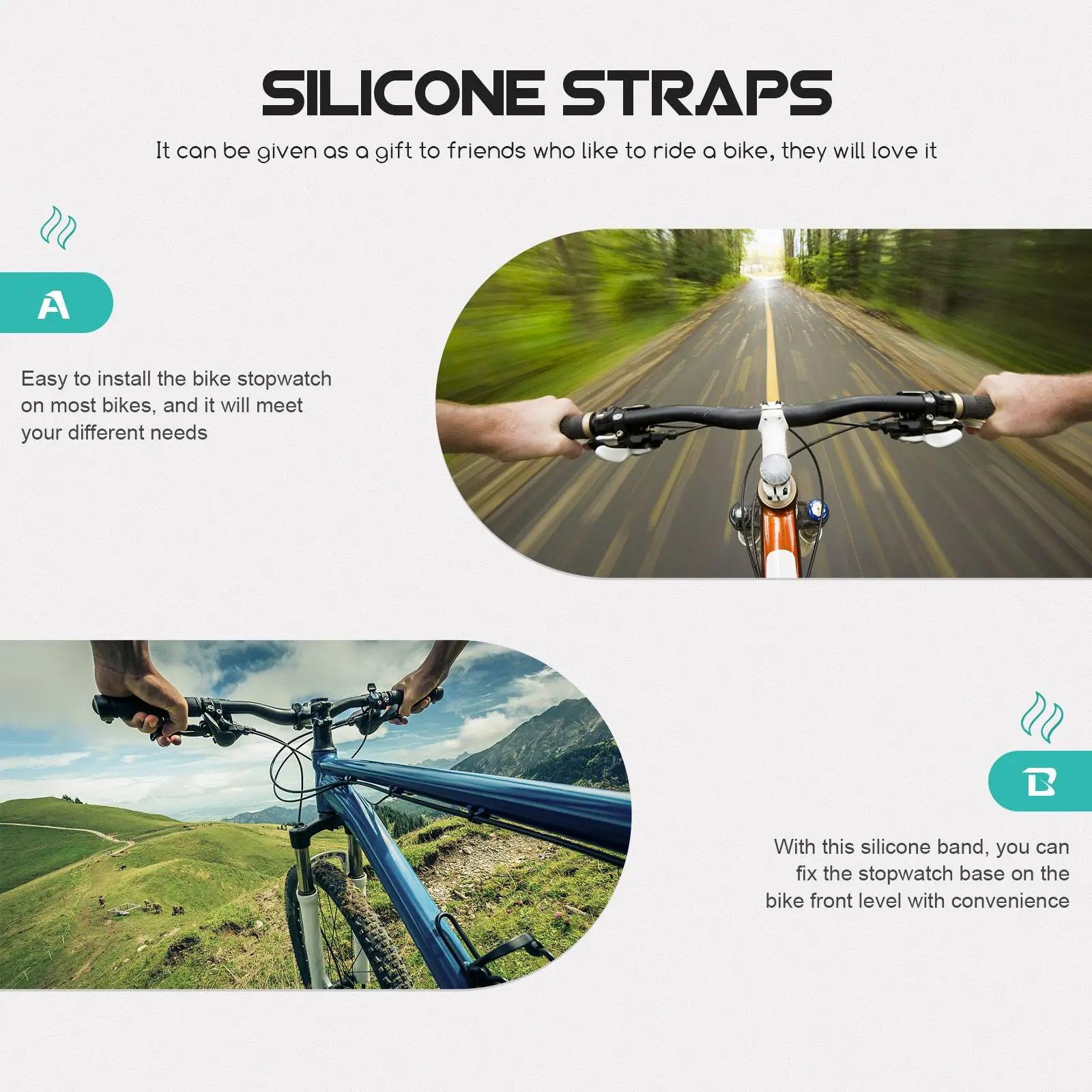 8 Pcs Bike Watch Holder Band Computer Holder Elastic Strap Silicone Band for Bike Stopwatch Fixator Base Supplies
8 Pcs Bike Watch Holder Band Computer Holder Elastic Strap Silicone Band for Bike Stopwatch Fixator Base Supplies