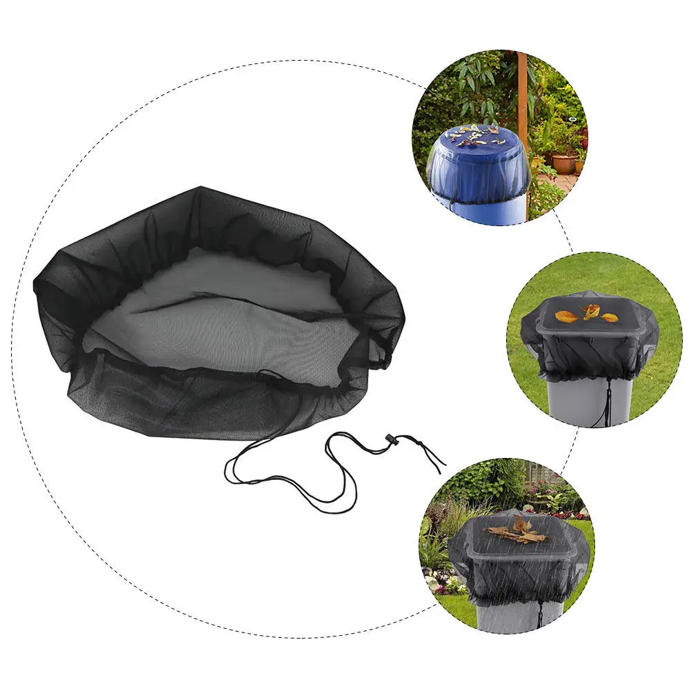 1Pcs Black Polyester Rain Barrel Net Cover Outdoor Water Bucket Insect Proof Debris Filter Protective Cover for Rainwater
1Pcs Black Polyester Rain Barrel Net Cover Outdoor Water Bucket Insect Proof Debris Filter Protective Cover for Rainwater