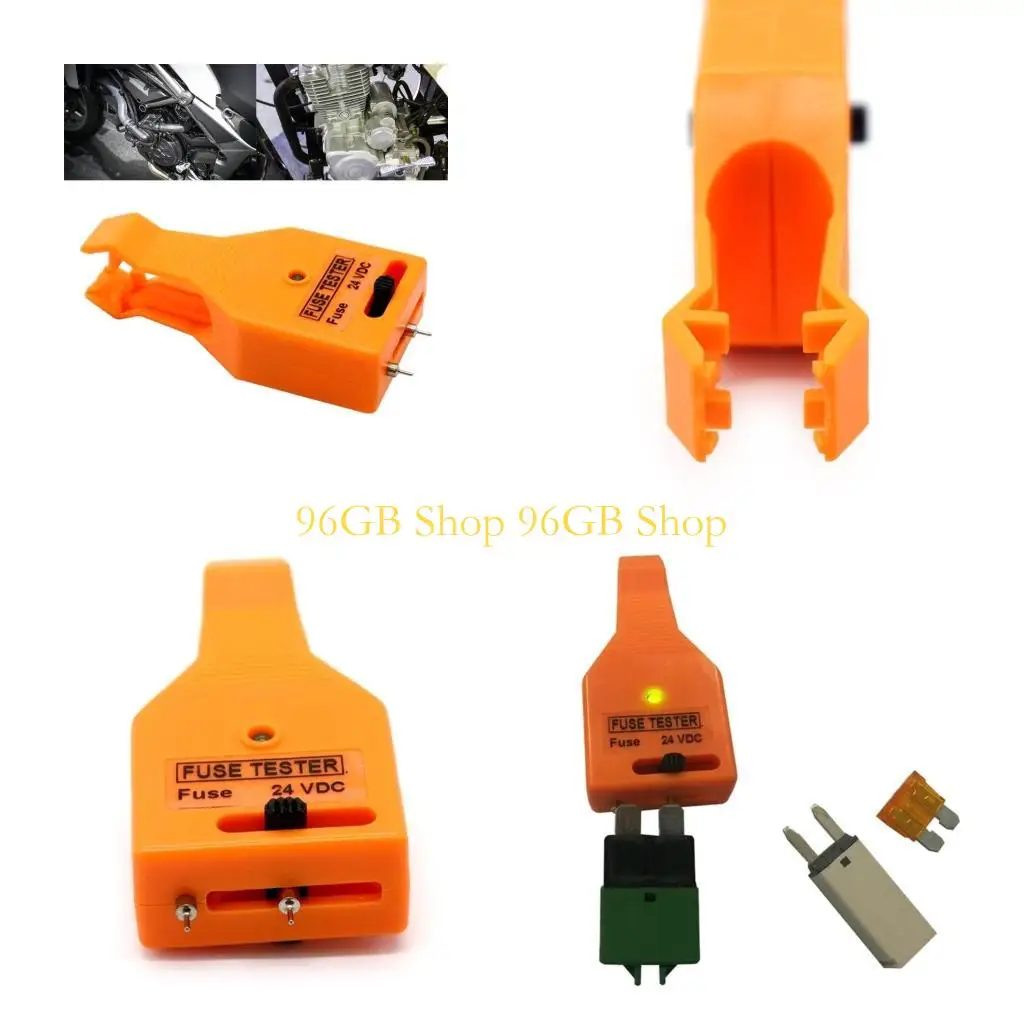 96GB Automobile Multifunction Blade and Glass Tube Fuses Tester Puller ATO/ATC Removal Tool Detect and Find Burned Fuses
96GB Automobile Multifunction Blade and Glass Tube Fuses Tester Puller ATO/ATC Removal Tool Detect and Find Burned Fuses