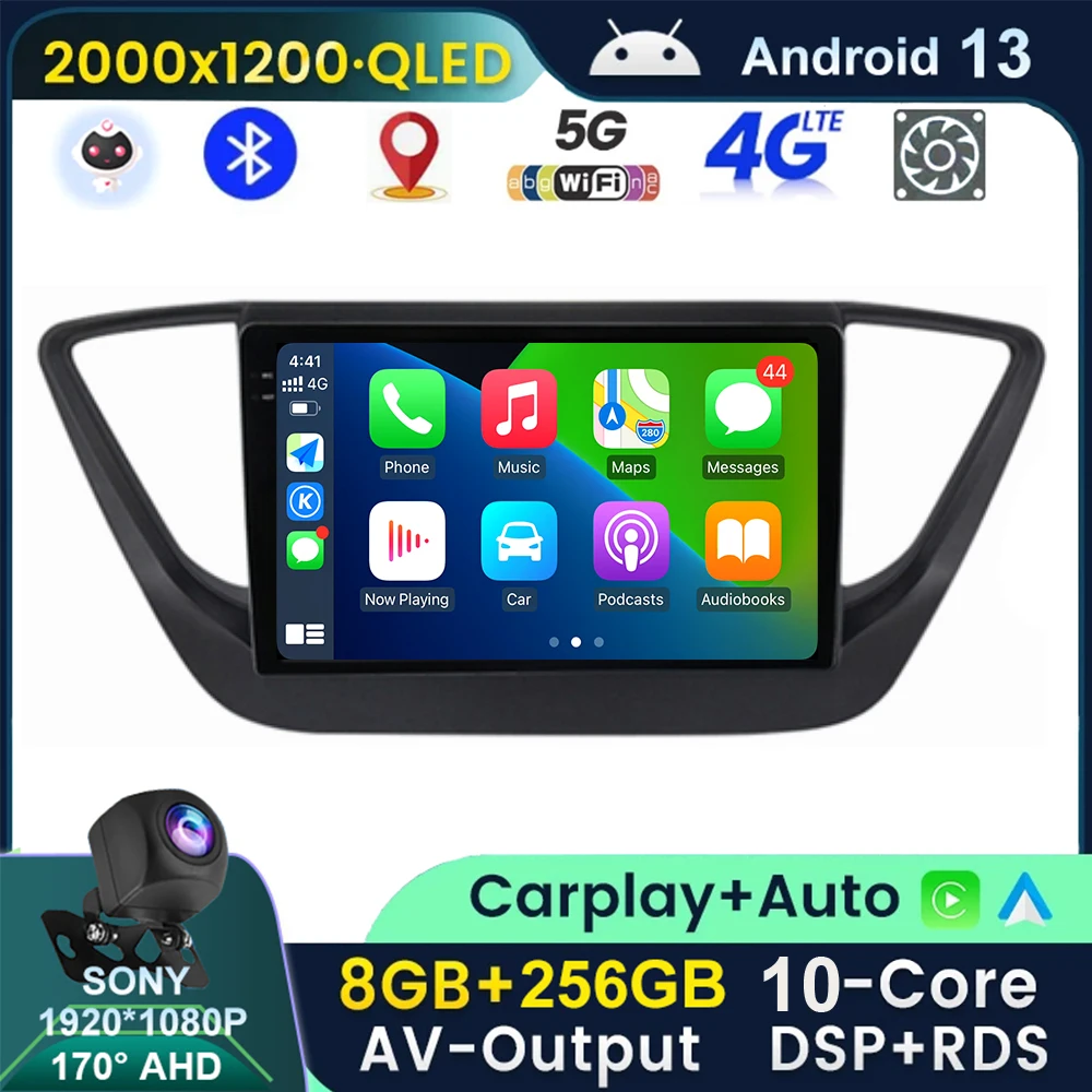 Android 14 Carplay Auto Autoradio Voor Hyundai Solaris 2 Verna 2016 - 2020 Navigatie Gps Multimediaspeler Stereo Wifi 4G 2 Din
Android 14 Carplay Auto Autoradio Voor Hyundai Solaris 2 Verna 2016 - 2020 Navigatie Gps Multimediaspeler Stereo Wifi 4G 2 Din