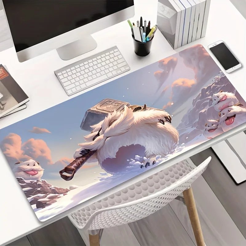 Gaming Gaming Mouse Pad Large Desk Mat Precision Cloth Surface Stable Rubber Base for Gaming PC Laptop Keyboard Setup Profession