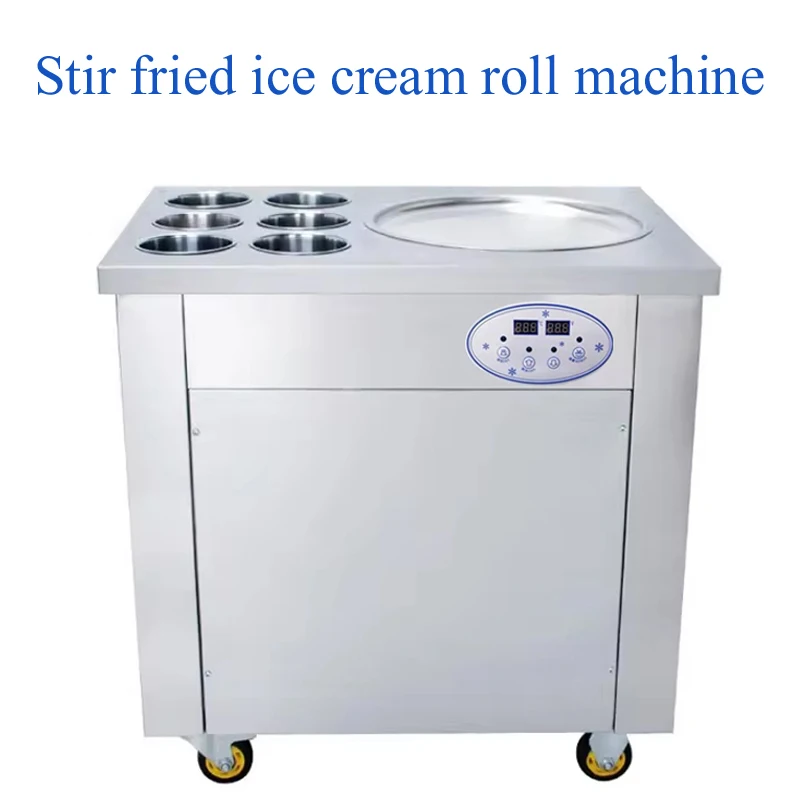 Single-Pot Fry Ice Cream Maker Commercial Yogurt Frying Machine Fried Ice Cream Roll Machine Pot Stir-Fried Milk Roll Machine
Single-Pot Fry Ice Cream Maker Commercial Yogurt Frying Machine Fried Ice Cream Roll Machine Pot Stir-Fried Milk Roll Machine