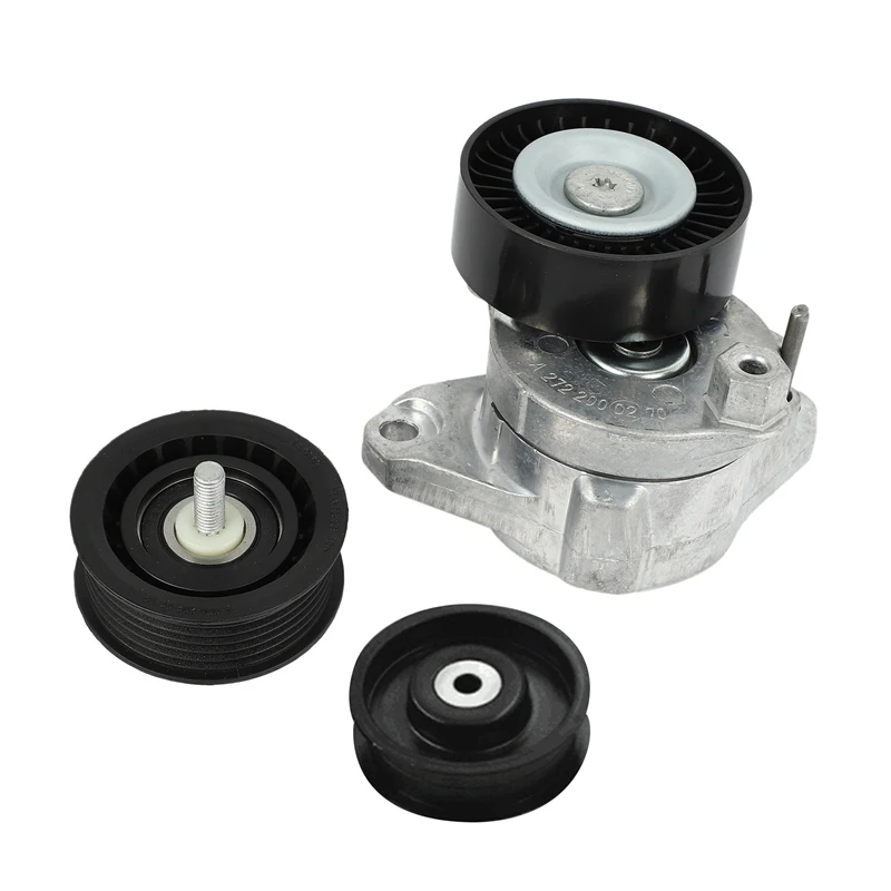 Drive Belt Tensioner+2 Idler Pulleys Set Of For Mercedes Benz 2720270+1419+1019
Drive Belt Tensioner+2 Idler Pulleys Set Of For Mercedes Benz 2720270+1419+1019