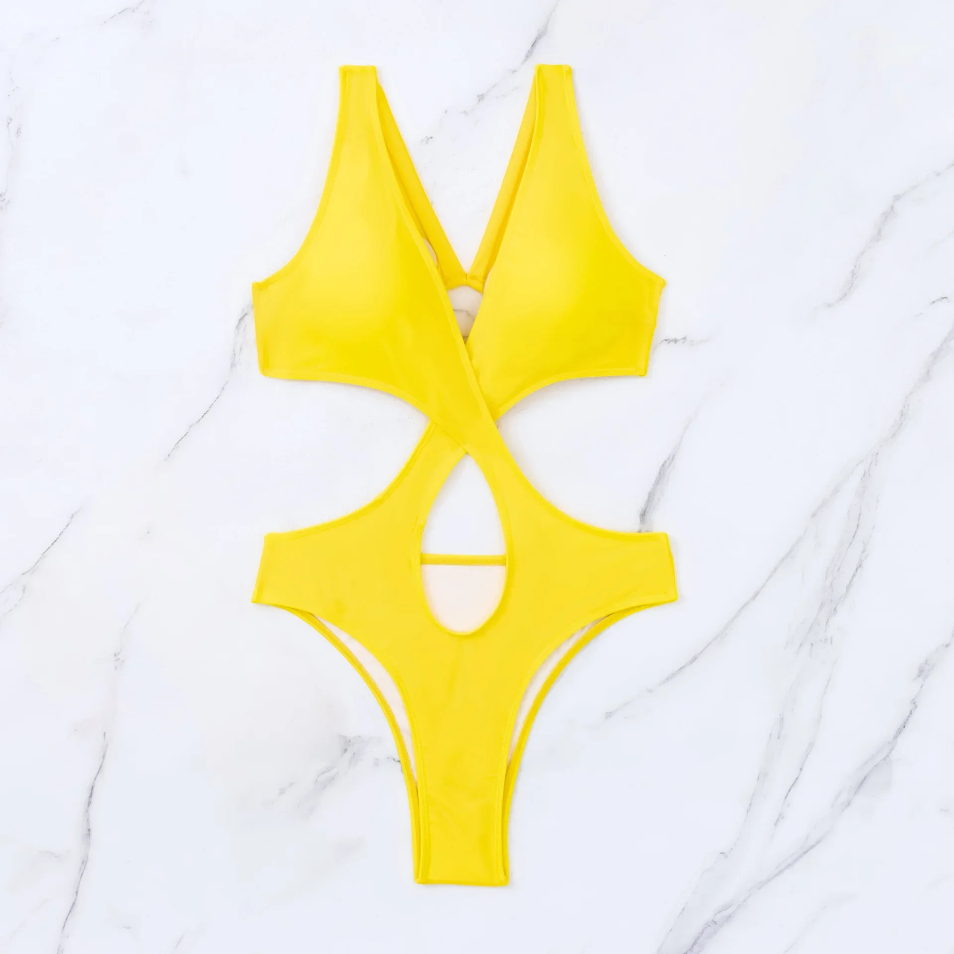 Solid Color Cross Hollow Out Swimsuit for Women,2025 Summer New,Sexy High Waist One Piece Bikini,V-neck Backless Beach Monokini
Solid Color Cross Hollow Out Swimsuit for Women,2025 Summer New,Sexy High Waist One Piece Bikini,V-neck Backless Beach Monokini