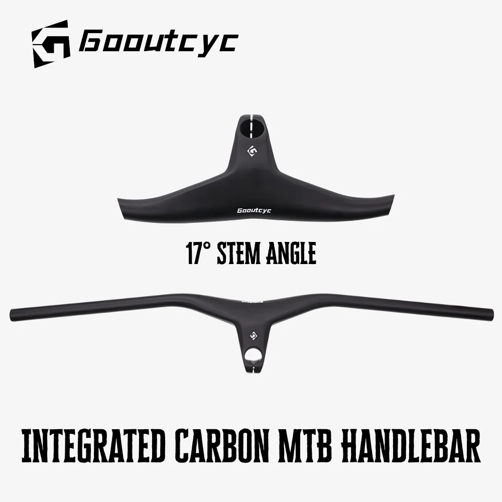 GOOUTCYC Mountain Bike -17° Mtb Handlebar T1000 Carbon Integrated Handlebar Bicycle Parts
GOOUTCYC Mountain Bike -17° Mtb Handlebar T1000 Carbon Integrated Handlebar Bicycle Parts