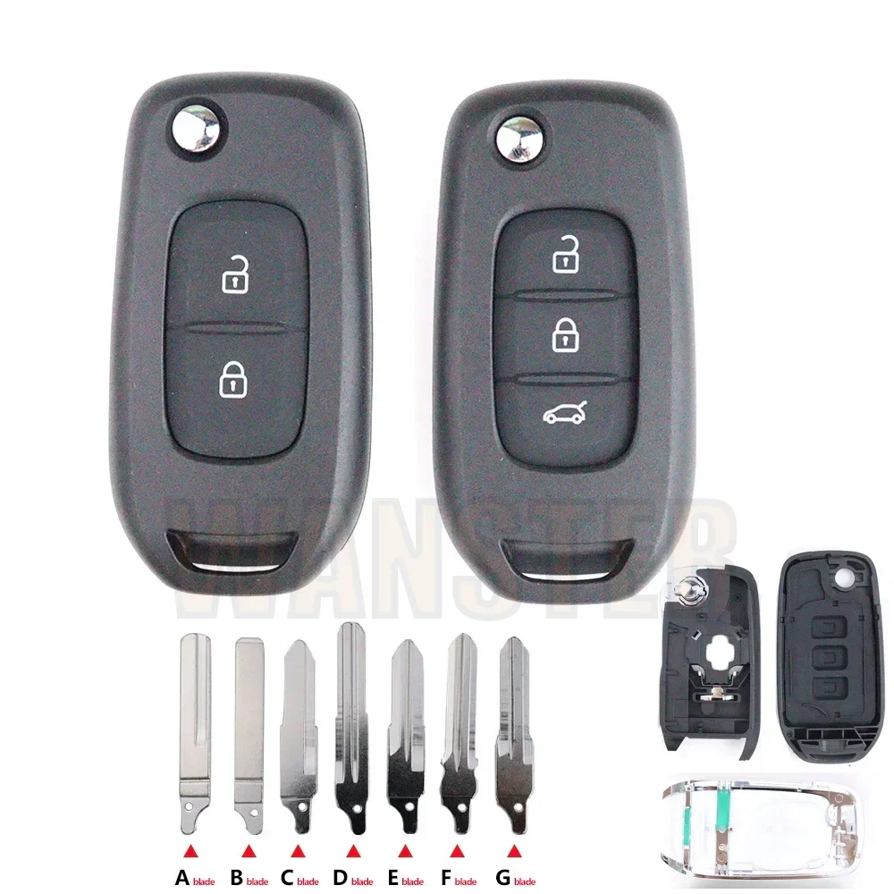 2 3 Bottons Car Key Fob Case Shell Housing for Renault Megane 3 Logan 2 Kadjar Captur Dacia Duster Symbol Kaptur Folding Key
2 3 Bottons Car Key Fob Case Shell Housing for Renault Megane 3 Logan 2 Kadjar Captur Dacia Duster Symbol Kaptur Folding Key