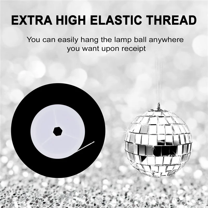 VELIF-120 Pcs Mirror Disco Ball Hanging, Glass Disco Ball Decor, Disco Party Decorations, For Holiday Party Decor With Rope
VELIF-120 Pcs Mirror Disco Ball Hanging, Glass Disco Ball Decor, Disco Party Decorations, For Holiday Party Decor With Rope