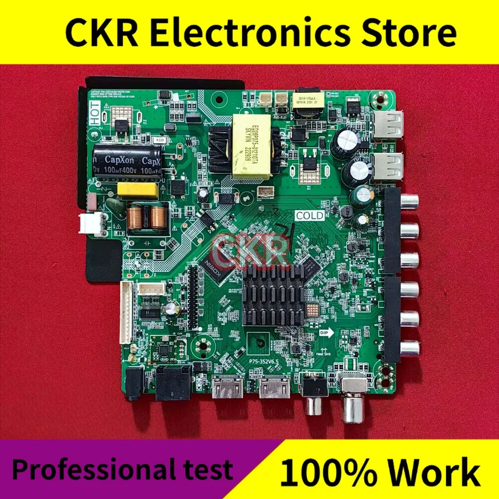 Original P75-352V6.5 4-core Android Smart Network WiFi LCD TV Main Board with Remote Control
Original P75-352V6.5 4-core Android Smart Network WiFi LCD TV Main Board with Remote Control