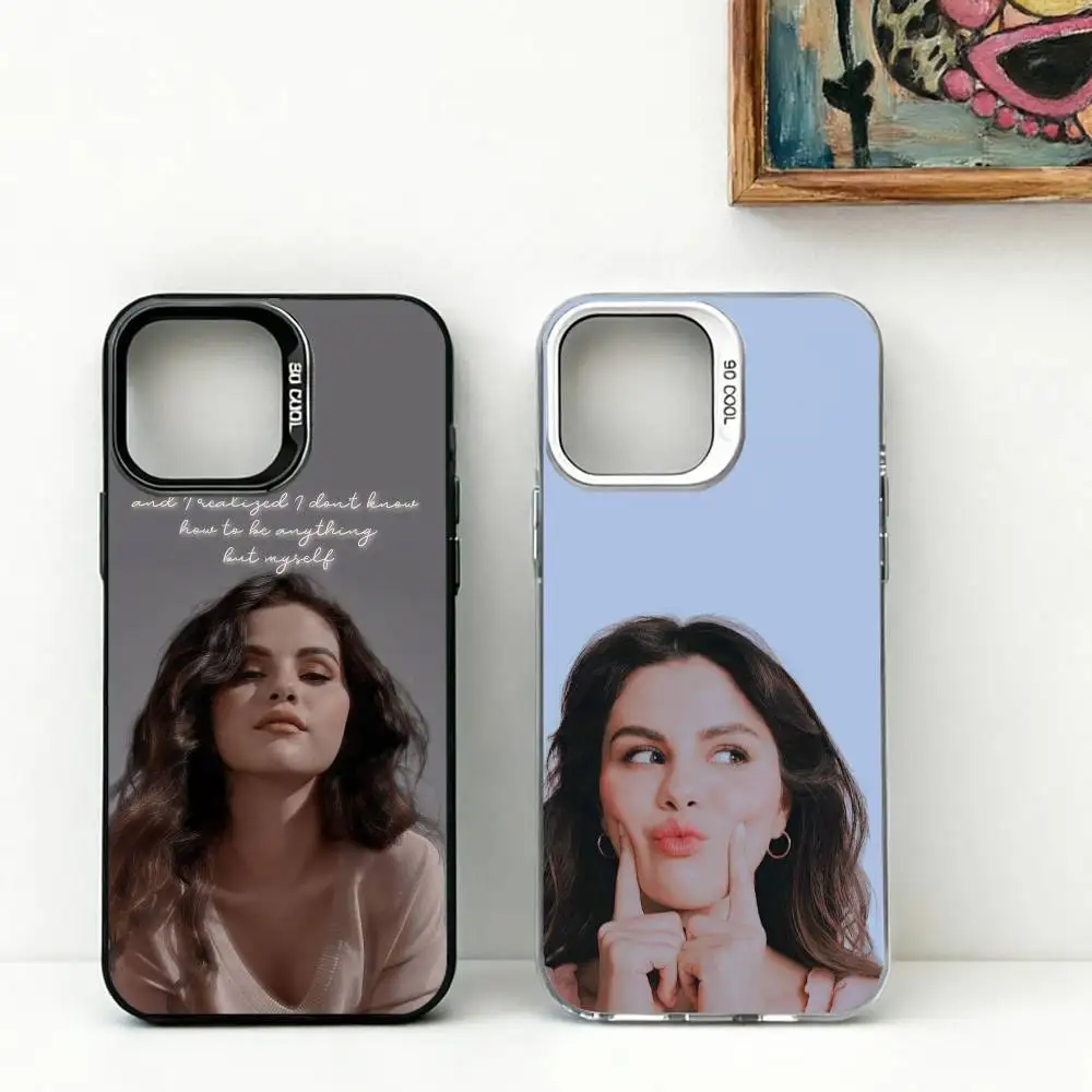 S-Selena Gomez Singer Gift Phone Case For iPhone 17,16,15,14,13,12,11 Plus,Pro Max,XS,Colorful Silver Black Cover
S-Selena Gomez Singer Gift Phone Case For iPhone 17,16,15,14,13,12,11 Plus,Pro Max,XS,Colorful Silver Black Cover