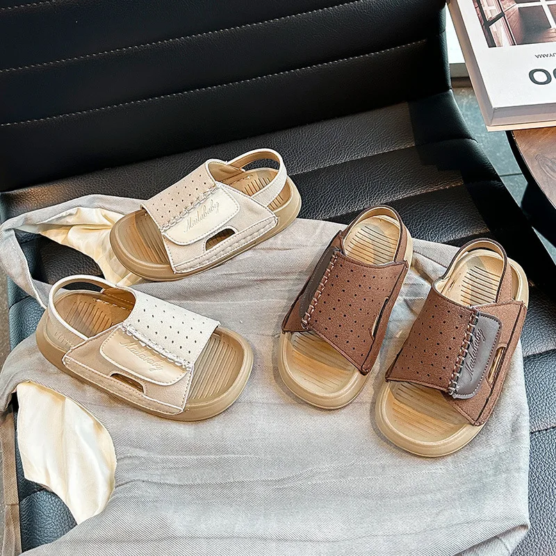 2026 Baby Boy Sandals Summer Beach Shoes Soft PU Leather Infant First Walkers 1-3 Years Little Toddler Casual Sport Sandals
2026 Baby Boy Sandals Summer Beach Shoes Soft PU Leather Infant First Walkers 1-3 Years Little Toddler Casual Sport Sandals