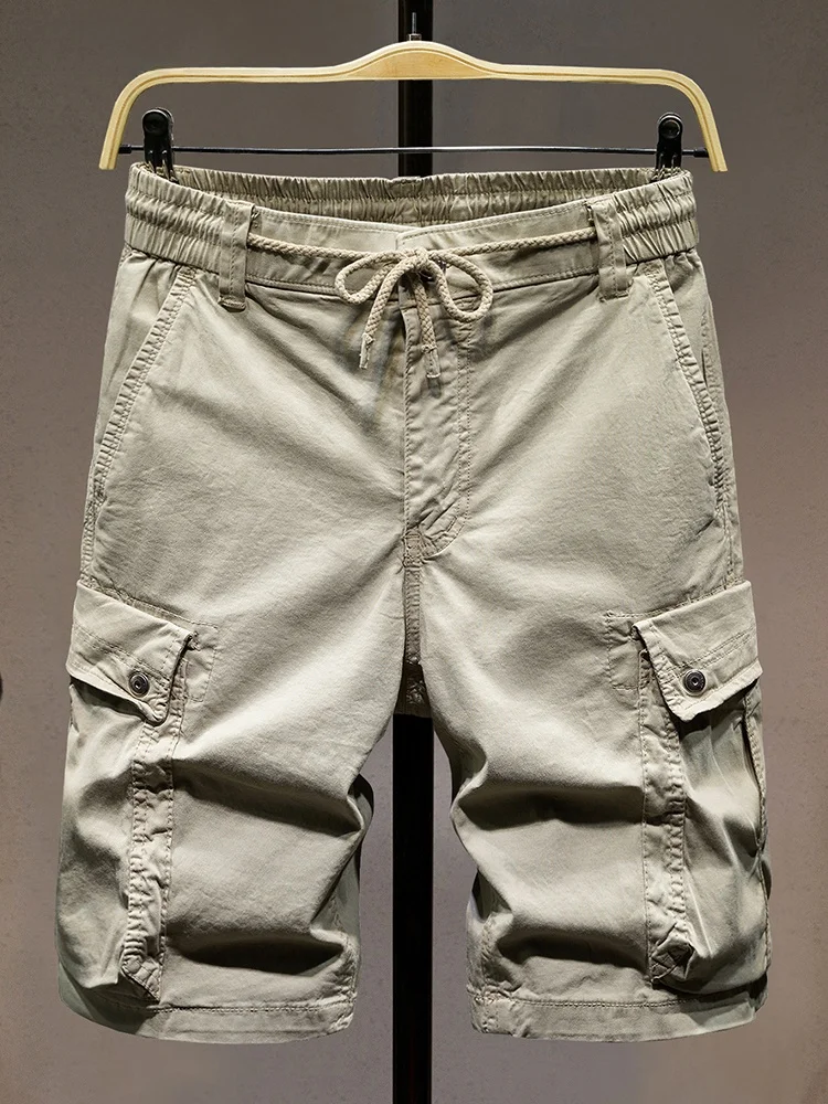 Мужские летние повседневные хлопковые шорты с эластичным поясом, тонкие, для активного отдыха, длиной до колена, рабочие, с карманами, прямого кроя
Мужские летние повседневные хлопковые шорты с эластичным поясом, тонкие, для активного отдыха, длиной до колена, рабочие, с карманами, прямого кроя